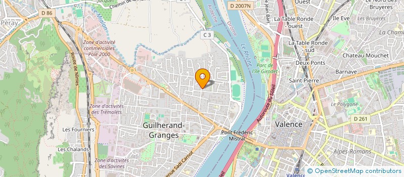 localisation de l'entreprise MONSIEUR MAAMAR DAMMOUCHI BELARBI  GUILHERAND-GRANGES