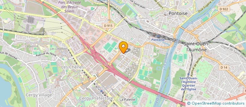 localisation de l'entreprise MONSIEUR MAAMAR ELMAKTAFI à PONTOISE