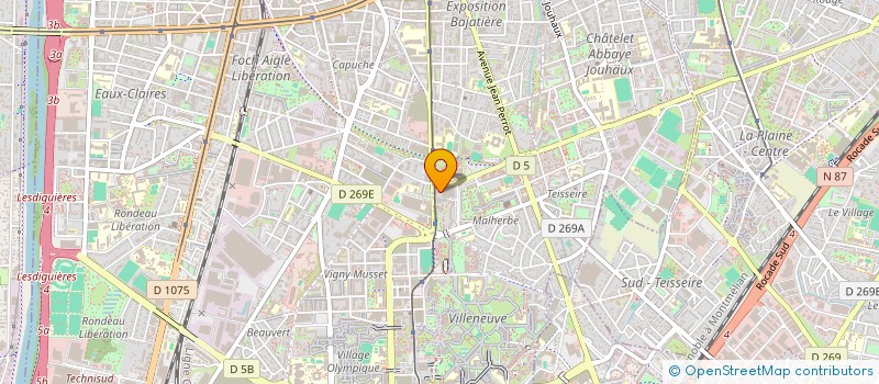 localisation de l'entreprise MONSIEUR MAAMAR GUETARNI  GRENOBLE