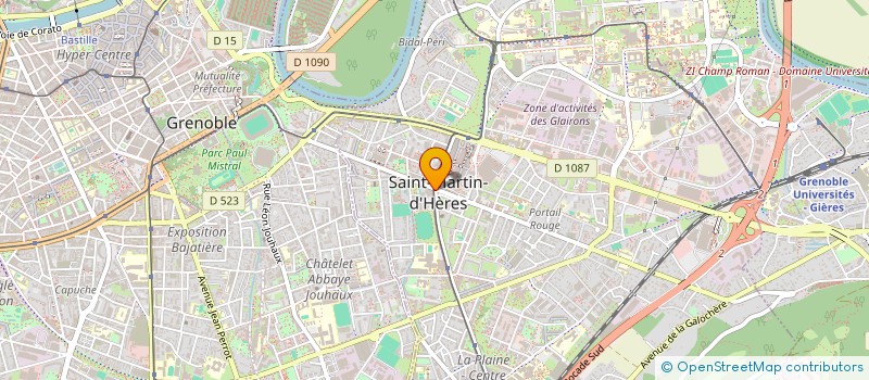 localisation de l'entreprise MONSIEUR MAAMAR HENNI  SAINT-MARTIN-D'HERES