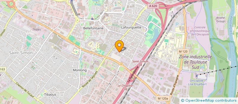localisation de l'entreprise MONSIEUR MAAMAR MAMARI  TOULOUSE