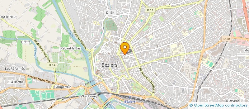localisation de l'entreprise MONSIEUR MAAMAR MANSOURI  BEZIERS