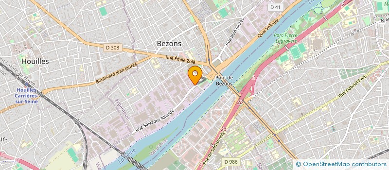 localisation de l'entreprise MONSIEUR MAAMAR MESSAK à BEZONS