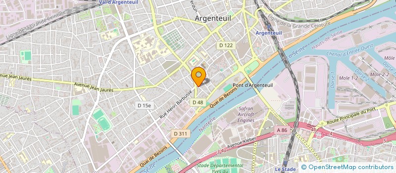 localisation de l'entreprise MONSIEUR MAAMAR METMATI à ARGENTEUIL