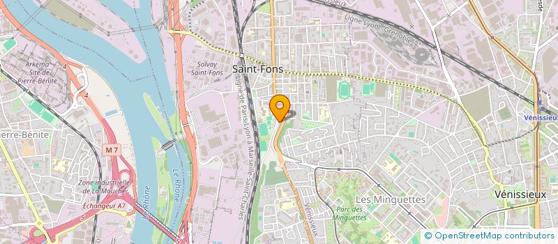 localisation de l'entreprise MONSIEUR MAAMAR NEZLIOUI  SAINT-FONS