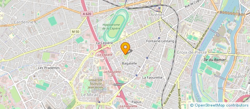 localisation de l'entreprise MONSIEUR MAAMAR RAFAI  TOULOUSE