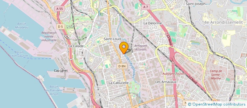 localisation de l'entreprise MONSIEUR MAAMAR SAHNOUN à MARSEILLE 15EME