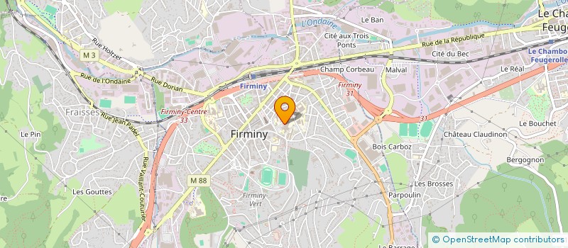 localisation de l'entreprise MONSIEUR MAAMAR-ZIAD KHERROUR  FIRMINY