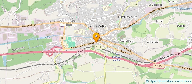 localisation de l'entreprise MONSIEUR MAAMOUN SABSOOB  LA TOUR-DU-PIN