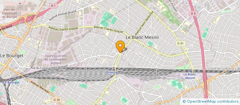 localisation de l'entreprise MONSIEUR MAAROUANE CHABBI à DRANCY