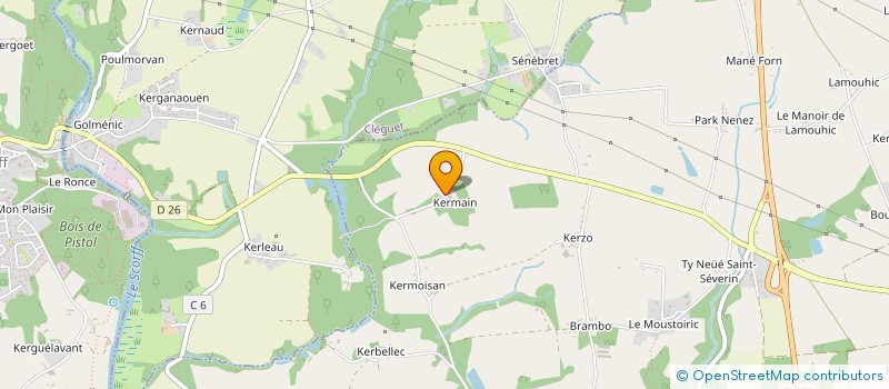 localisation de l'entreprise MONSIEUR MAARTEN JACOBS à CAUDAN