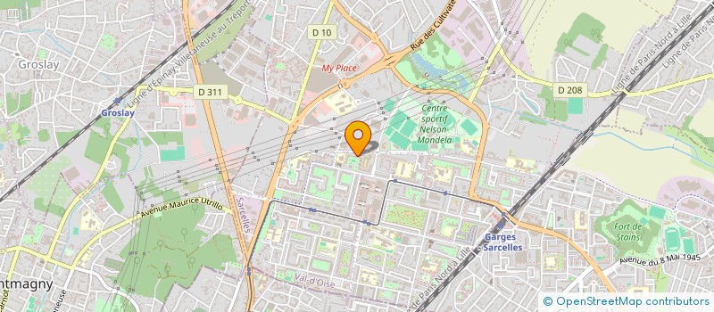 localisation de l'entreprise MONSIEUR MAAZ KHAN  SARCELLES