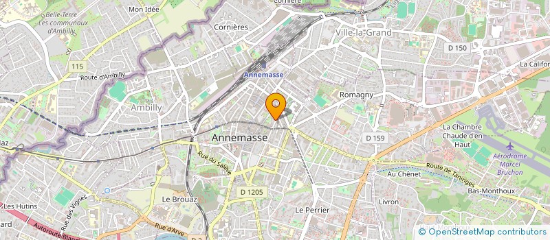 localisation de l'entreprise MONSIEUR MABROUK ADOUANI  CLUSES