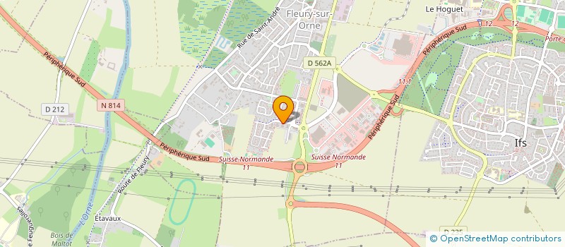 localisation de l'entreprise MONSIEUR MABROUK ARAIEDH  FLEURY-SUR-ORNE