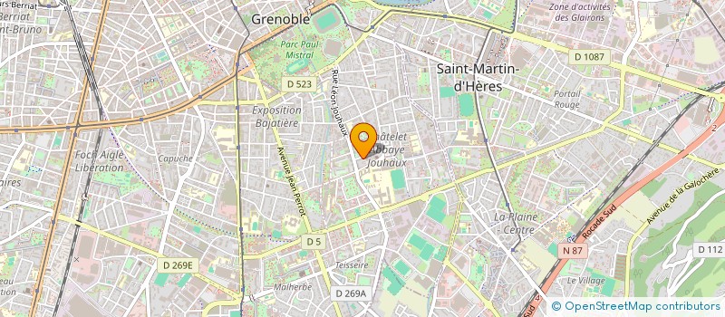 localisation de l'entreprise MONSIEUR MABROUK ASKRI  GRENOBLE