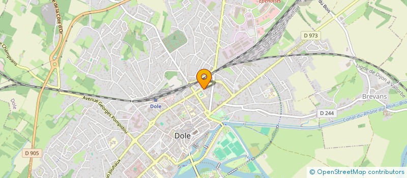 localisation de l'entreprise MONSIEUR MABROUK BELKHIR à DOLE