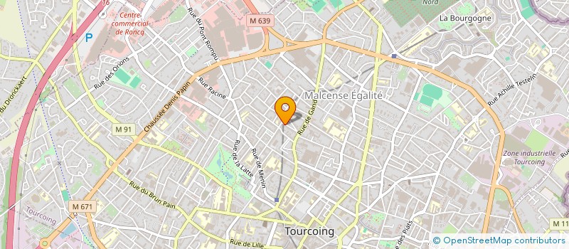 localisation de l'entreprise MONSIEUR MABROUK BRIGUI à TOURCOING