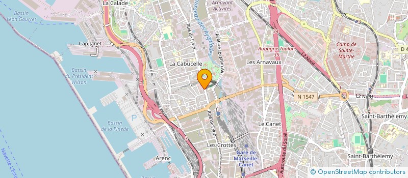 localisation de l'entreprise MONSIEUR MABROUK ESSEBIAI à MARSEILLE