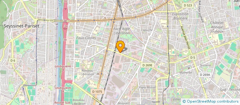 localisation de l'entreprise MONSIEUR MABROUK GHAMMOURI à GRENOBLE