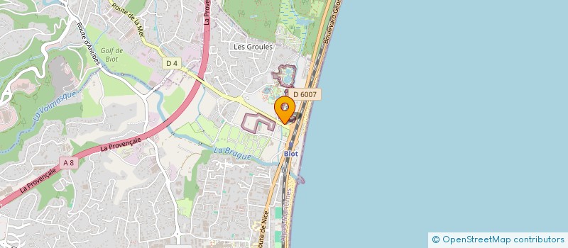 localisation de l'entreprise MONSIEUR MABROUK GROUN à ANTIBES