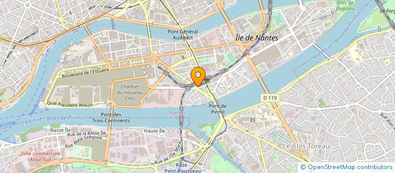 localisation de l'entreprise MONSIEUR MABROUK GUEDOUDJ à NANTES