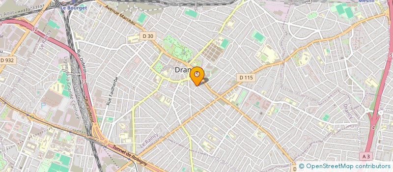 localisation de l'entreprise MONSIEUR MABROUK HADDAD  DRANCY