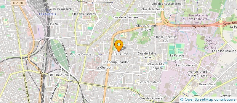 localisation de l'entreprise MONSIEUR MABROUK IBEN ALI à ORLEANS