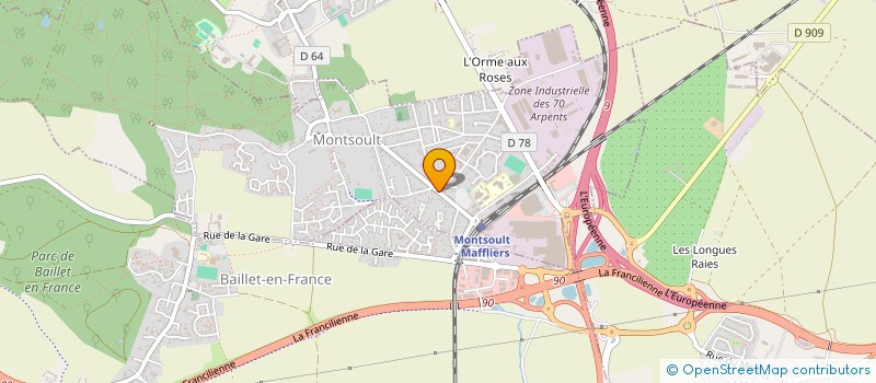 localisation de l'entreprise MONSIEUR MABROUK KAMEL à MONTSOULT