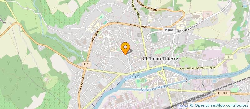 localisation de l'entreprise MONSIEUR MABROUK MATTOUG à CHATEAU-THIERRY