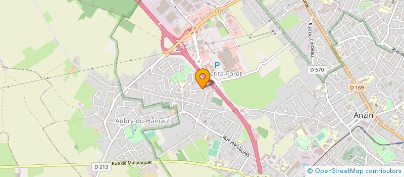 localisation de l'entreprise MONSIEUR MABROUK MOHAMMEDI  PETITE-FORET