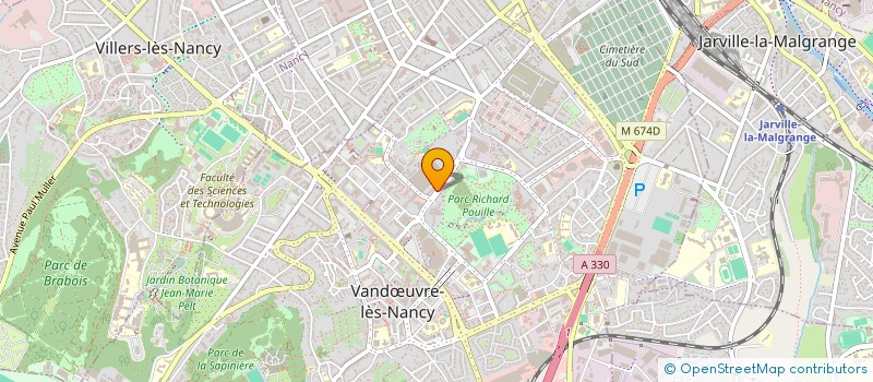 localisation de l'entreprise MONSIEUR MABROUK NEDJAR  VANDUVRE-LES-NANCY