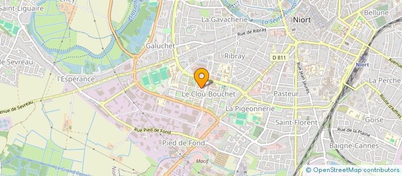 localisation de l'entreprise MONSIEUR MABROUK TRIKI  NIORT