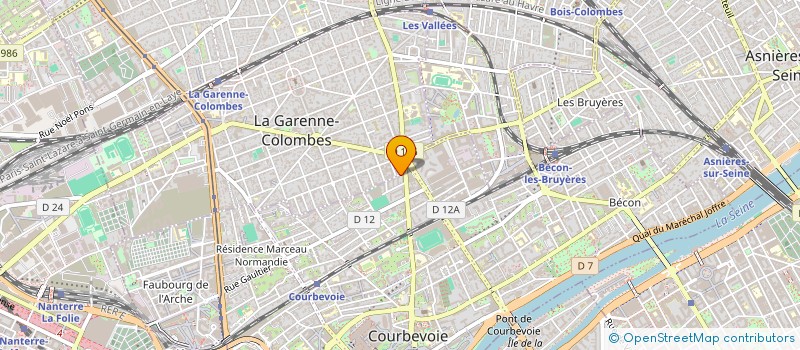 localisation de l'entreprise MONSIEUR MAC GERALD SAMANIEGO à COURBEVOIE
