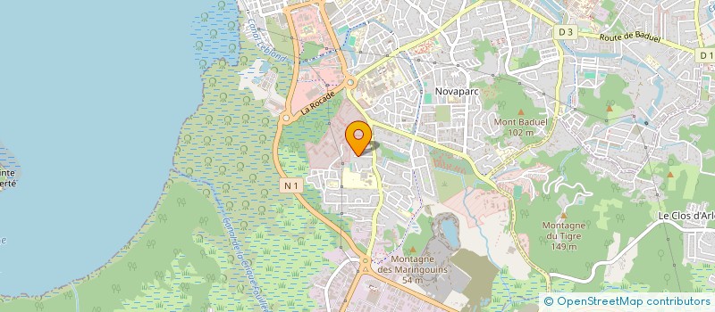 localisation de l'entreprise MONSIEUR MAC GYVER BUZEL  CAYENNE