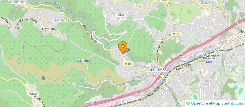 localisation de l'entreprise MONSIEUR MAC MACHTER  GENILAC