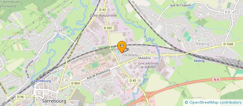 localisation de l'entreprise MONSIEUR MAC PIERCY  SARREBOURG