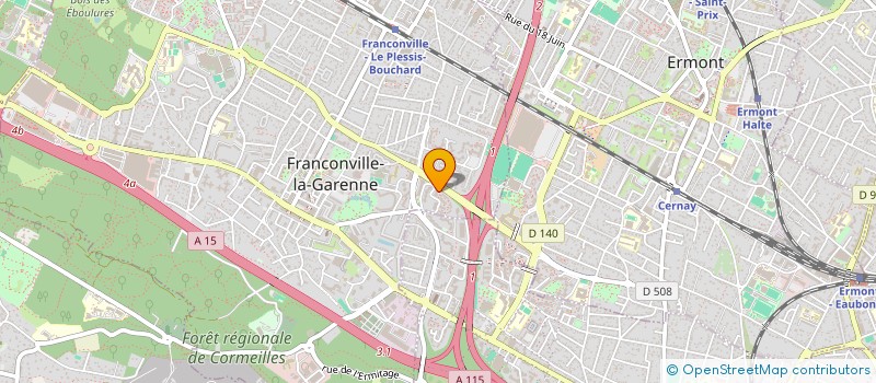 localisation de l'entreprise MONSIEUR MACAIRE KAMANDA MULAMBA  FRANCONVILLE LA GARENNE