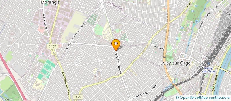 localisation de l'entreprise MONSIEUR MACARIO ALVES MENDONCA à SAVIGNY-SUR-ORGE