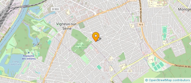 localisation de l'entreprise MONSIEUR MACCENE REGILUS à VIGNEUX-SUR-SEINE