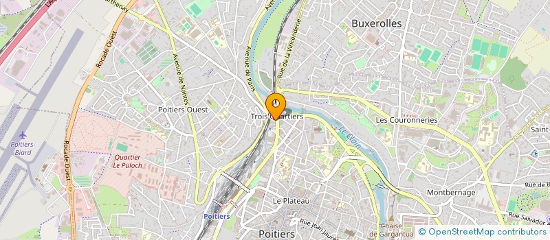 localisation de l'entreprise MONSIEUR MACDONALD NDIEFI  POITIERS