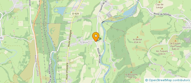 localisation de l'entreprise MONSIEUR MACEO RAMBEAU  IZAUX