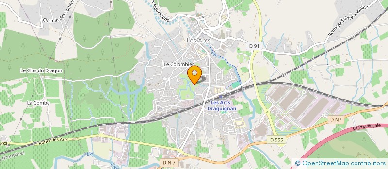 localisation de l'entreprise MONSIEUR MACEO VALENTE  LES ARCS