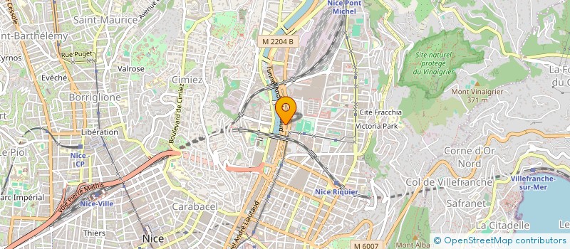 localisation de l'entreprise MONSIEUR MACIEJ MYSZKA à NICE