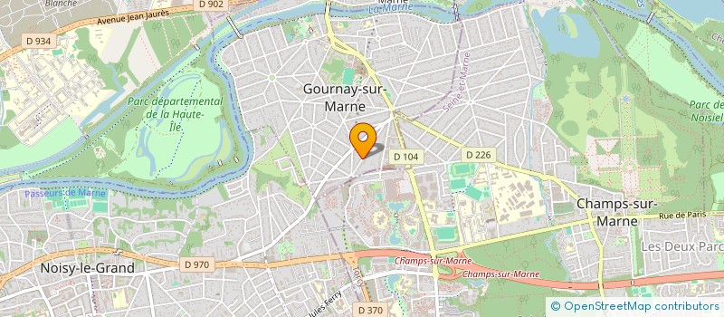 localisation de l'entreprise MONSIEUR MACIEJ PORADOWSKI  GOURNAY-SUR-MARNE