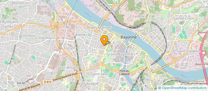 localisation de l'entreprise MONSIEUR MACIEJ ROTARSKI à BAYONNE
