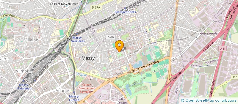 localisation de l'entreprise MONSIEUR MACIRE DOUCOURE  MASSY