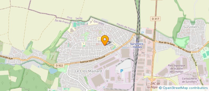 localisation de l'entreprise MONSIEUR MACIRE DRAME  FOSSES