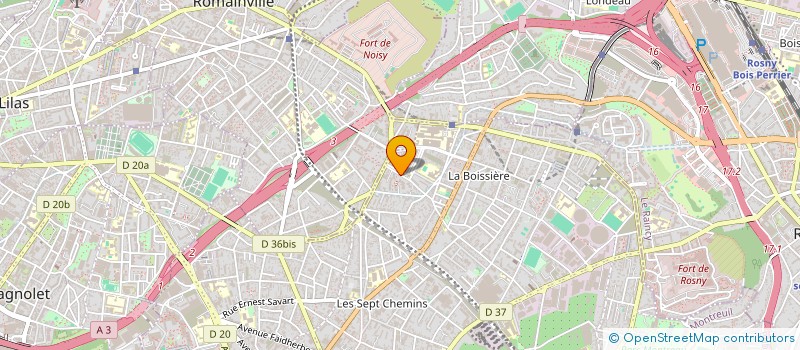 localisation de l'entreprise MONSIEUR MACIRE HISSOUROU à MONTREUIL