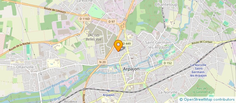 localisation de l'entreprise MONSIEUR MACIRE SIBI à ARPAJON