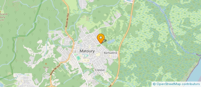 localisation de l'entreprise MONSIEUR MACKENDY MEZIL  MATOURY